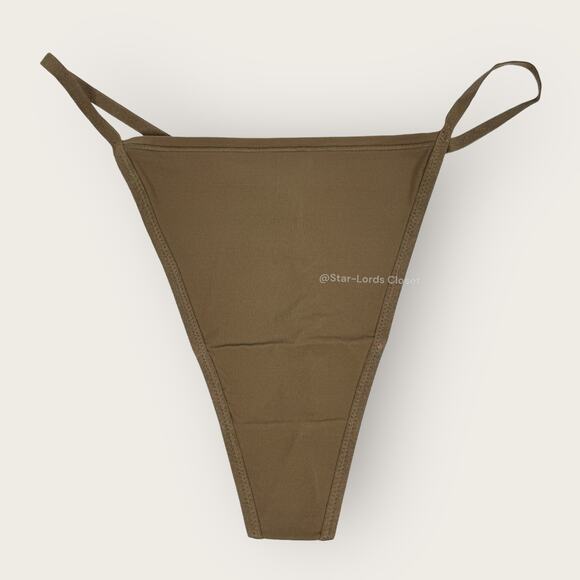 SKIMS Plus Size Underwear Bundle | 2X Fits Everybody T String Thong Umbre Oxide - Picture 2 of 6